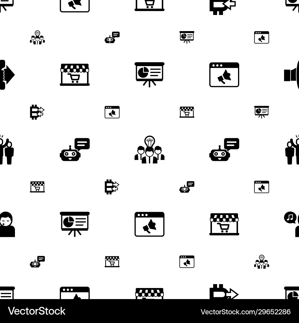 Speech icons pattern seamless included editable Speech icons pattern seamless included editable vector image