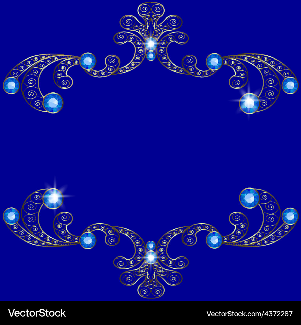 Background with frame Vector Image