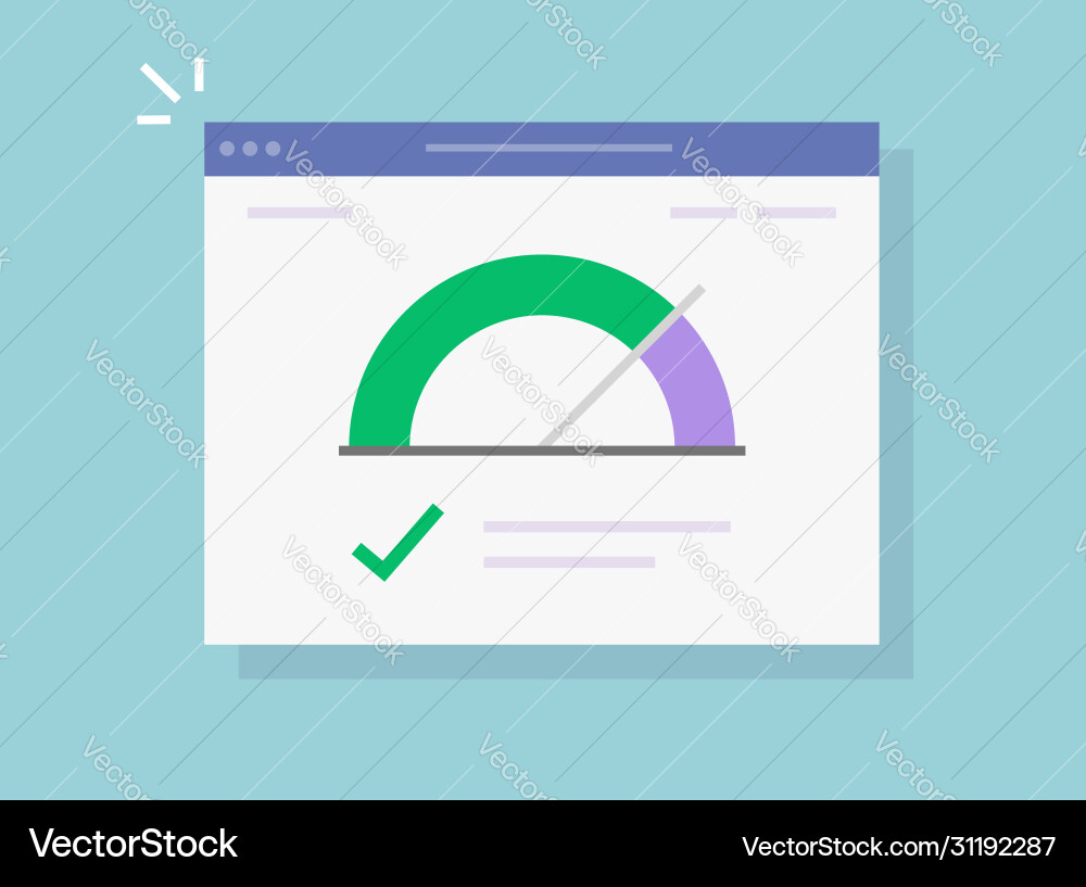 Speed website internet page loading Speed website internet page loading vector image