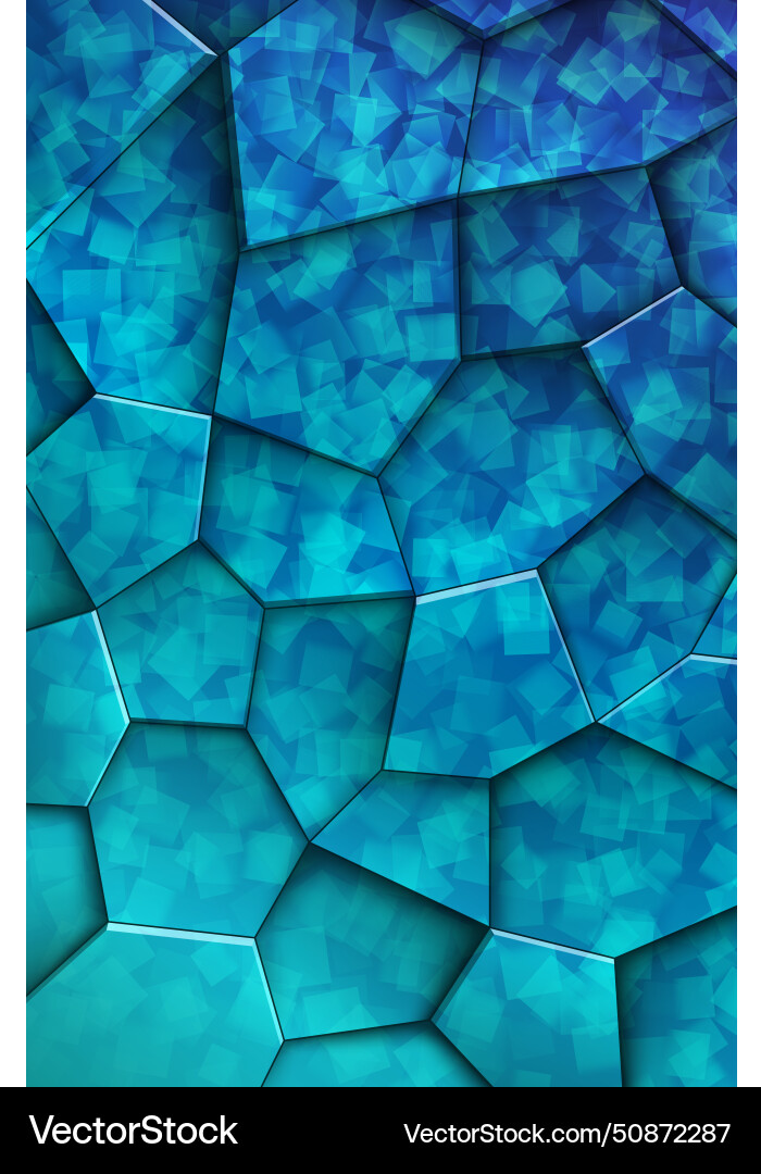 Square print on tile fragments Vector Image