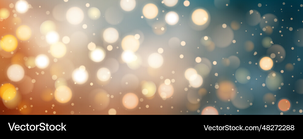 Abstract background with bokeh effect Vector Image
