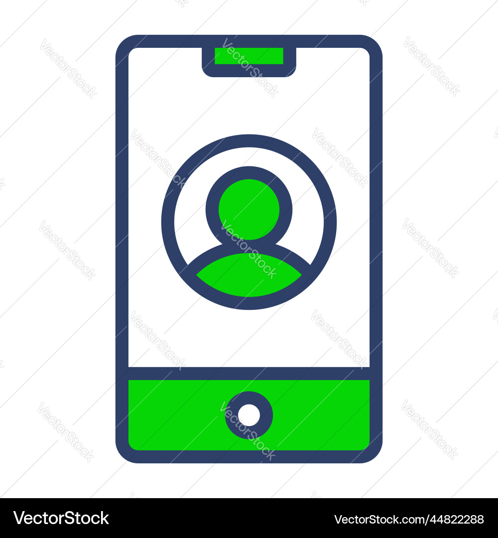 User icon interface as a simple sign Vector Image