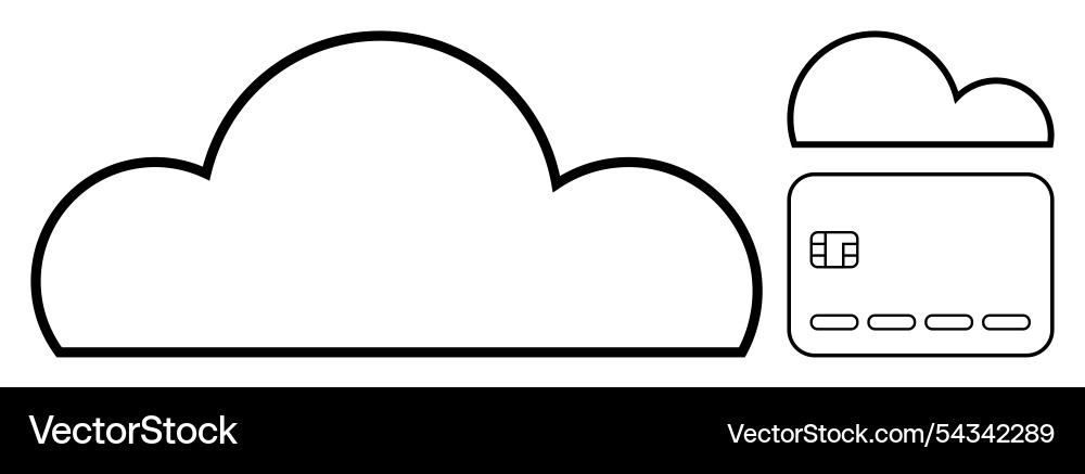 Cloud computing and data storage services concept Cloud computing and data storage services concept vector image