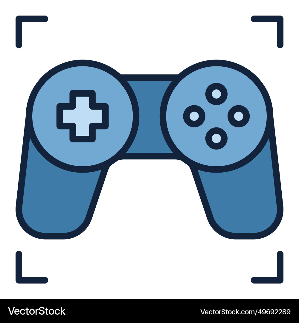 Console video game controller wireless gamepad Console video game controller wireless gamepad vector image