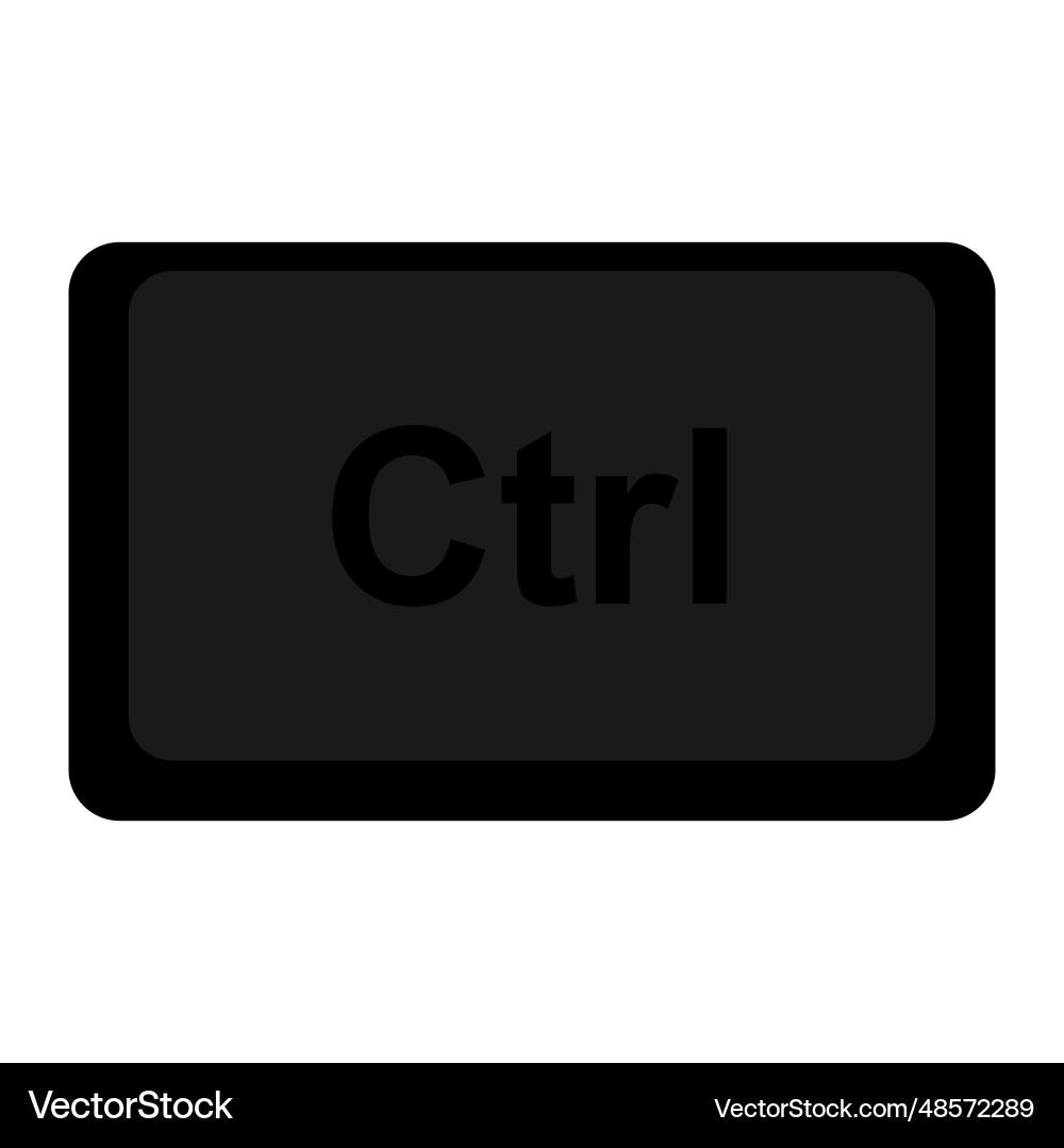 Ctrl icon Ctrl icon Vector Image