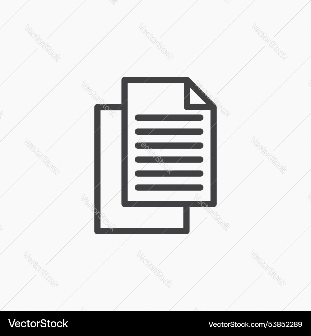 Duplicate icon set Duplicate icon set vector image
