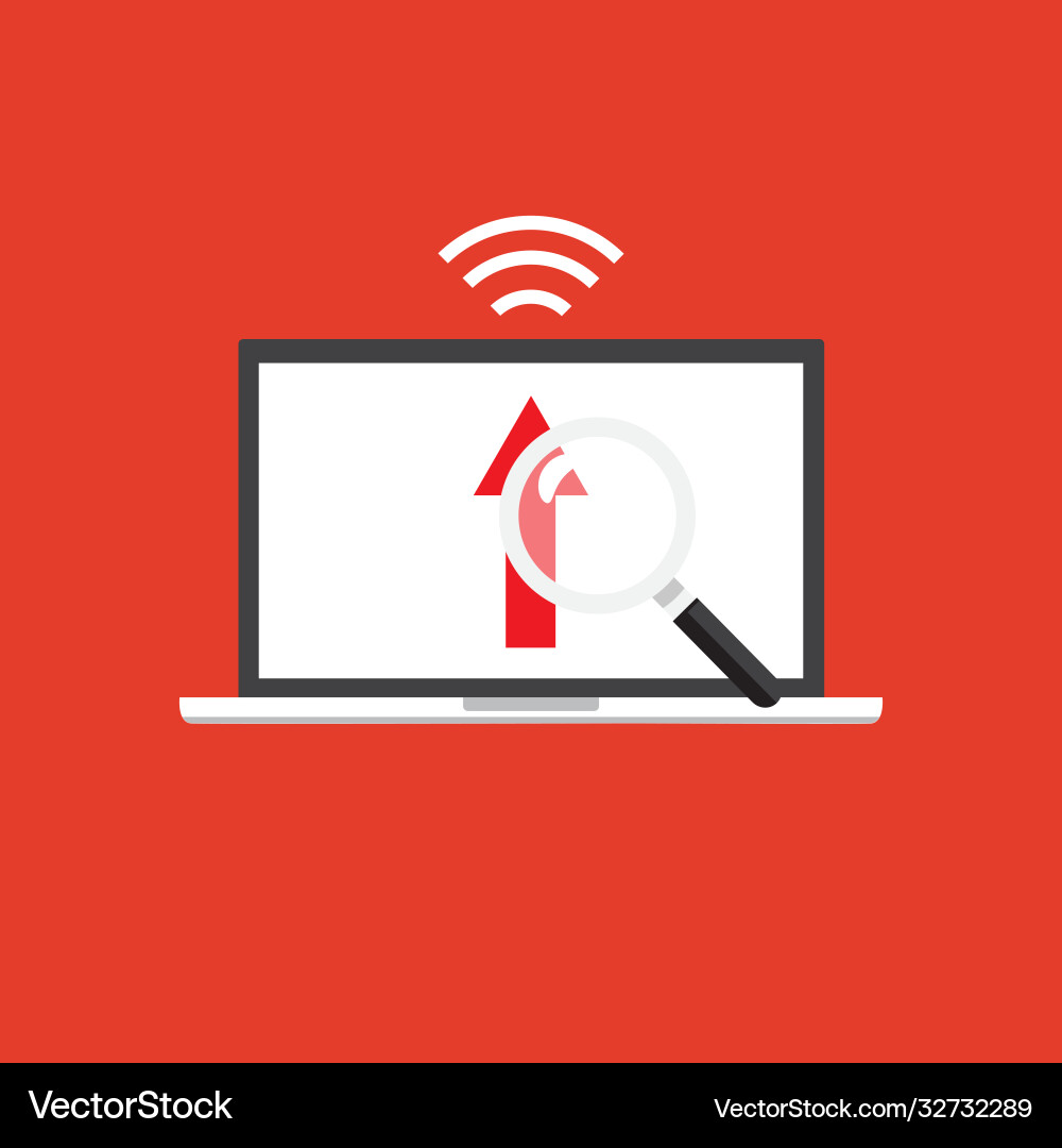 Information and development website statistic Information and development website statistic vector image