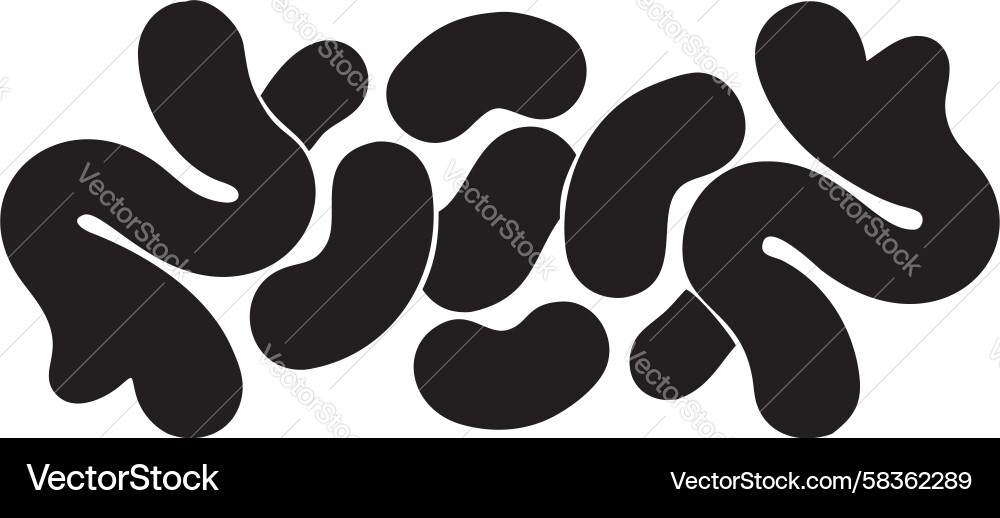 Intricate Organic Blob Pattern Vector Image