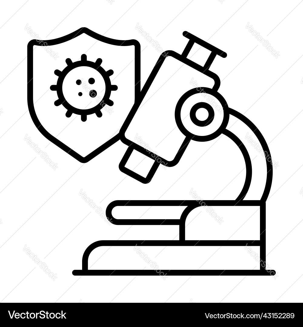 Microscope modern concepts design Vector Image