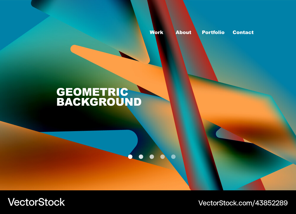 Shards shape composition abstract background web Vector Image