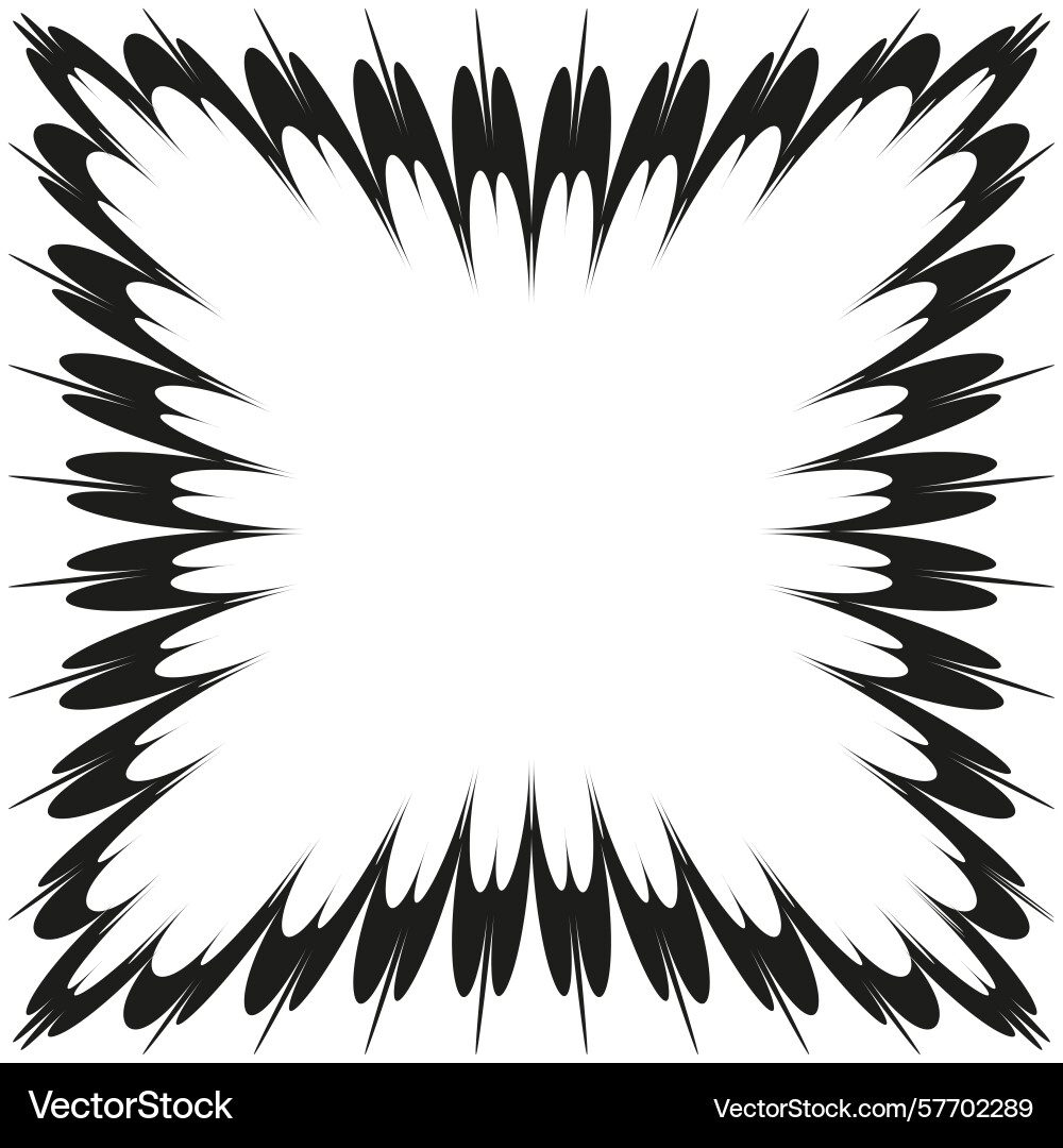Spiky frame pattern jagged square border abstract Spiky frame pattern jagged square border abstract vector image
