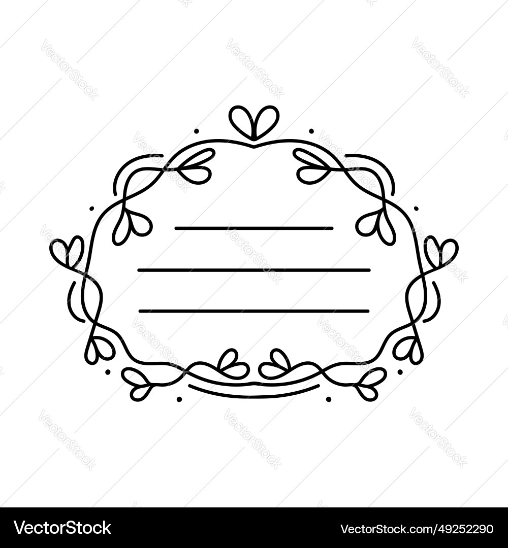 Frame with a pattern black the print is used Frame with a pattern black the print is used vector image