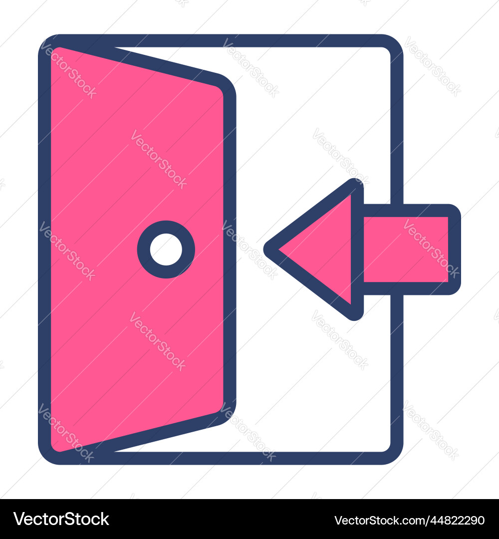 Login icon user interface as a simple sign vector image