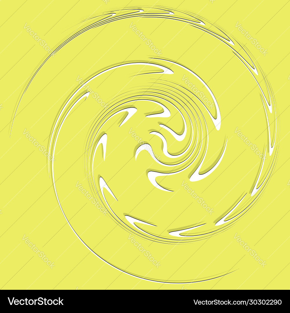 White helical spiraling curl and curly shape Vector Image