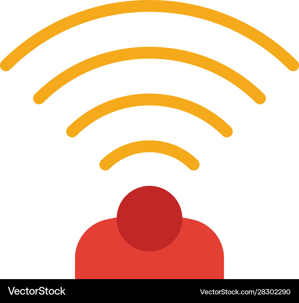 Wireless sensor icon simple element from smart Wireless sensor icon simple element from smart Vector Image