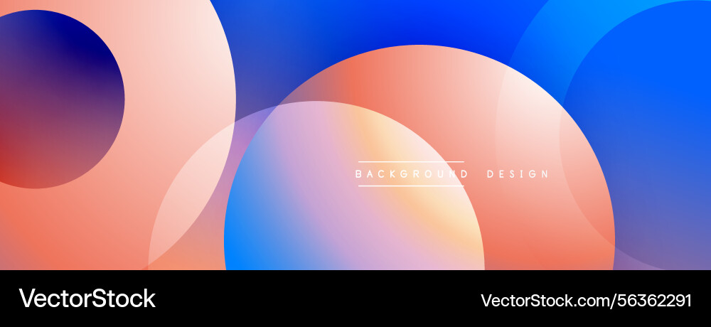 Abstract colorful circles overlap gradient shades Abstract colorful circles overlap gradient shades vector image