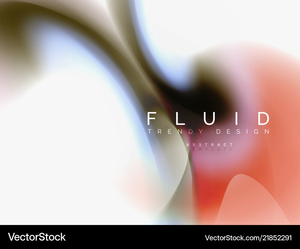 Background abstract color flow liquid design Vector Image