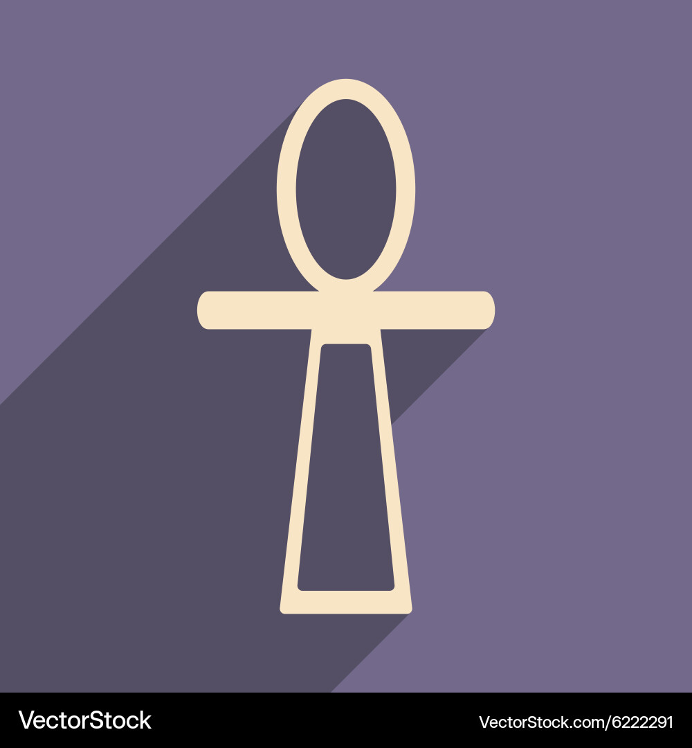 Flat with shadow icon and mobile application vector image