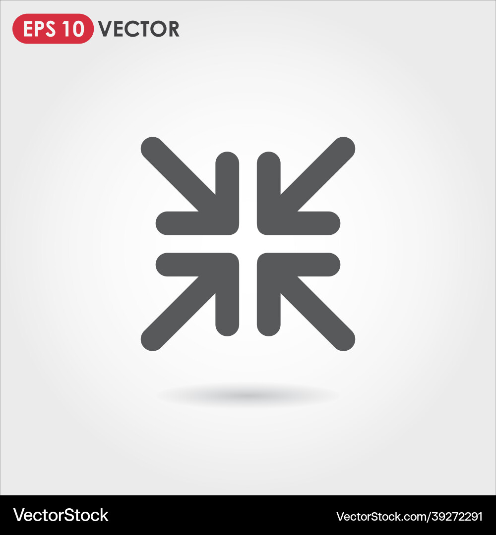 Full screen ui web button icon Full screen ui web button icon vector image