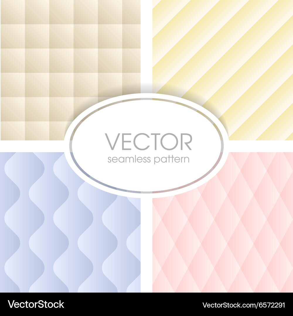 Geometric Pattern Collection vector image