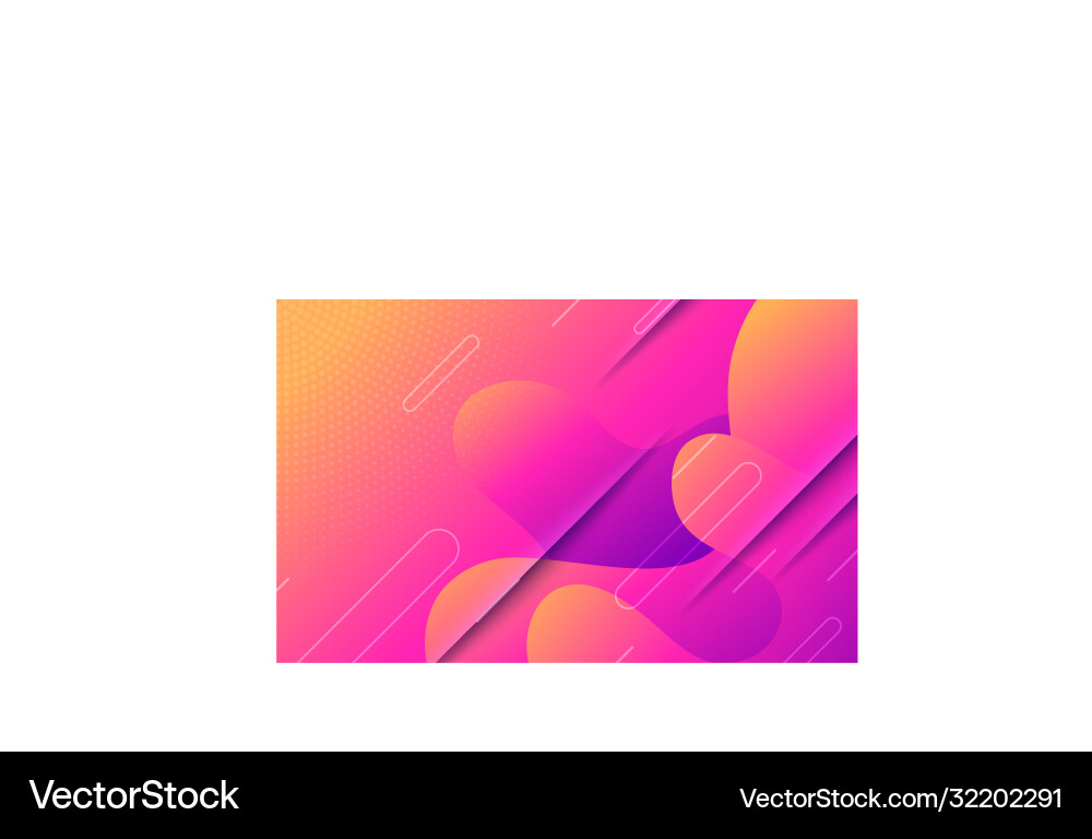 Gradient fluid shape abstract geometric Gradient fluid shape abstract geometric vector image