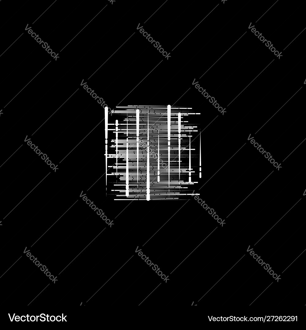 Grid mesh abstract geometric pattern segmented Vector Image