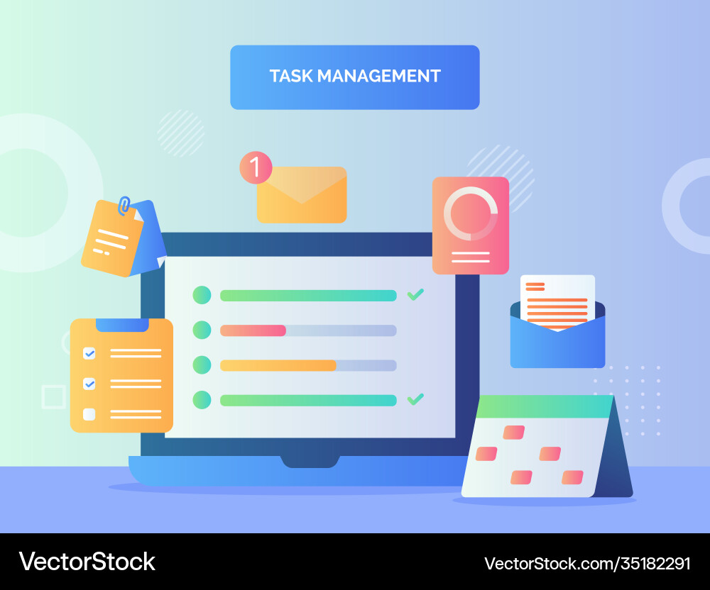 Text on computer screen background calendar Text on computer screen background calendar vector image