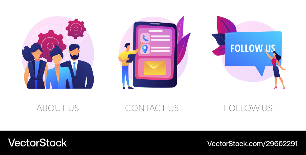 Website menu bar concept metaphors Website menu bar concept metaphors vector image