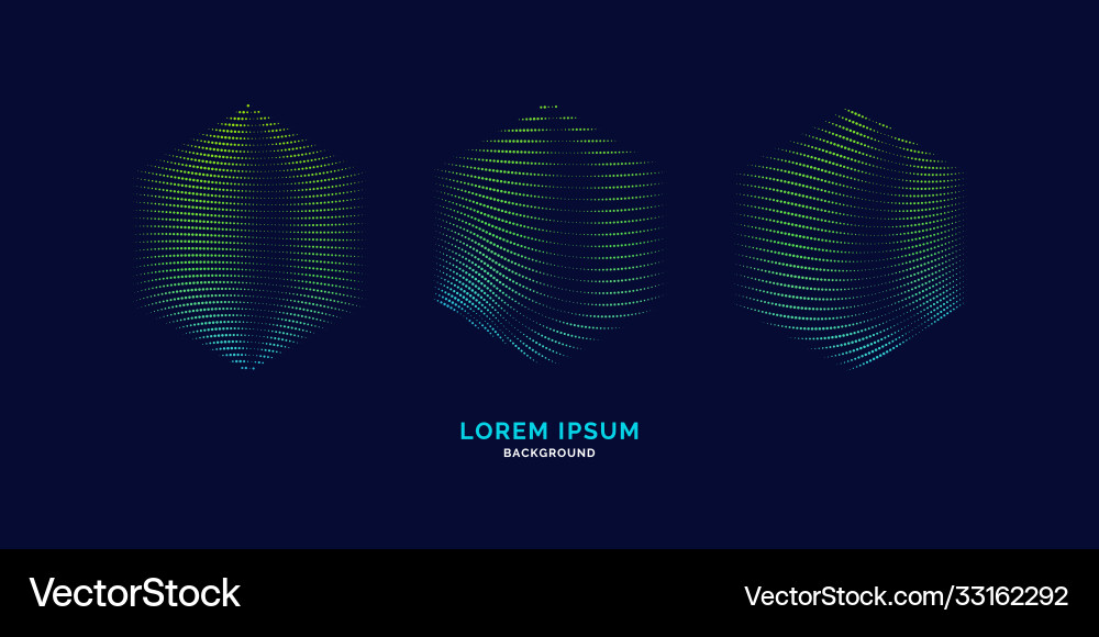 Abstract background with dynamic waves vector image