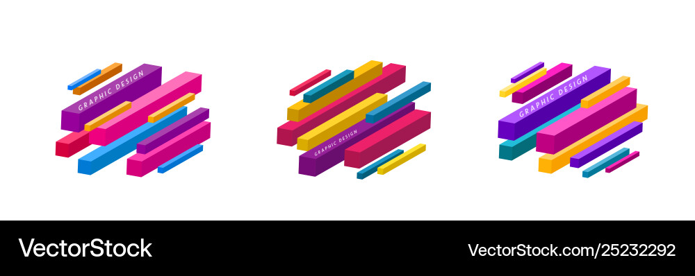 Abstract Geometric Shapes Background Vector Image