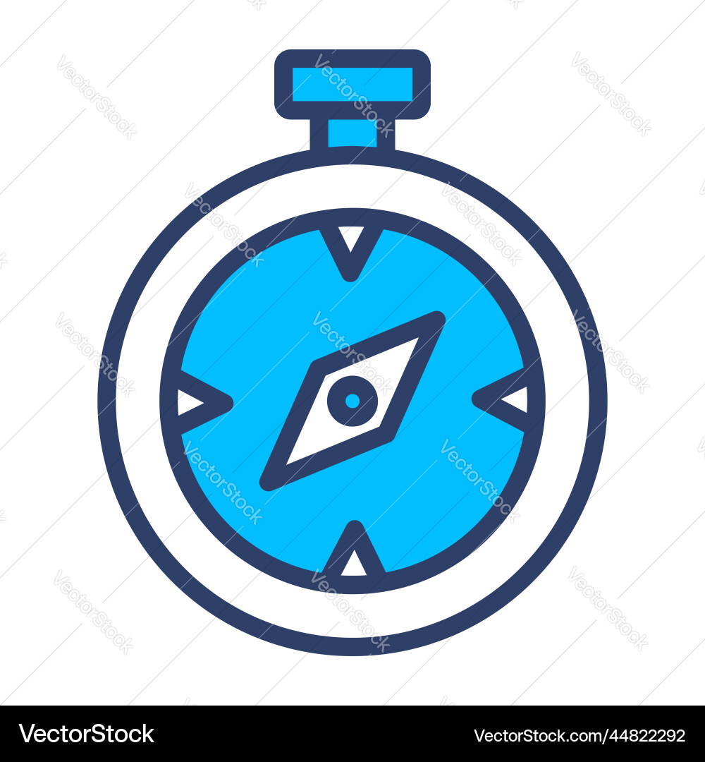 Compass icon user interface as a simple sign Vector Image