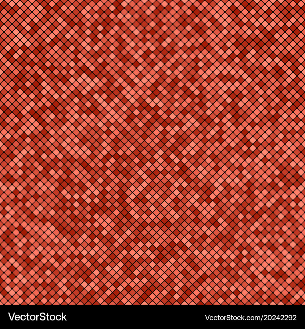 Geometric diagonal square mosaic pattern Vector Image