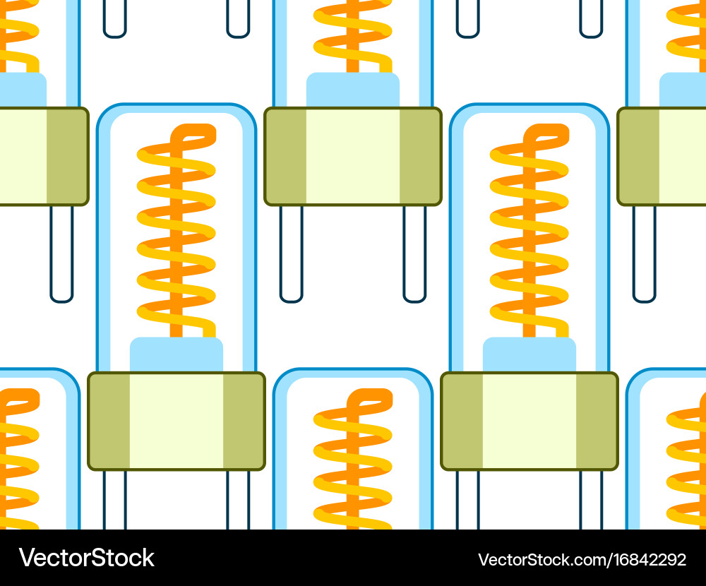 Glow lamp pattern vector image