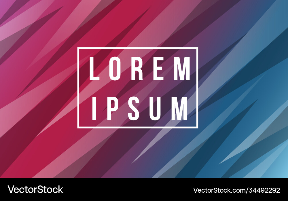 Gradient minimalist geometric background Vector Image
