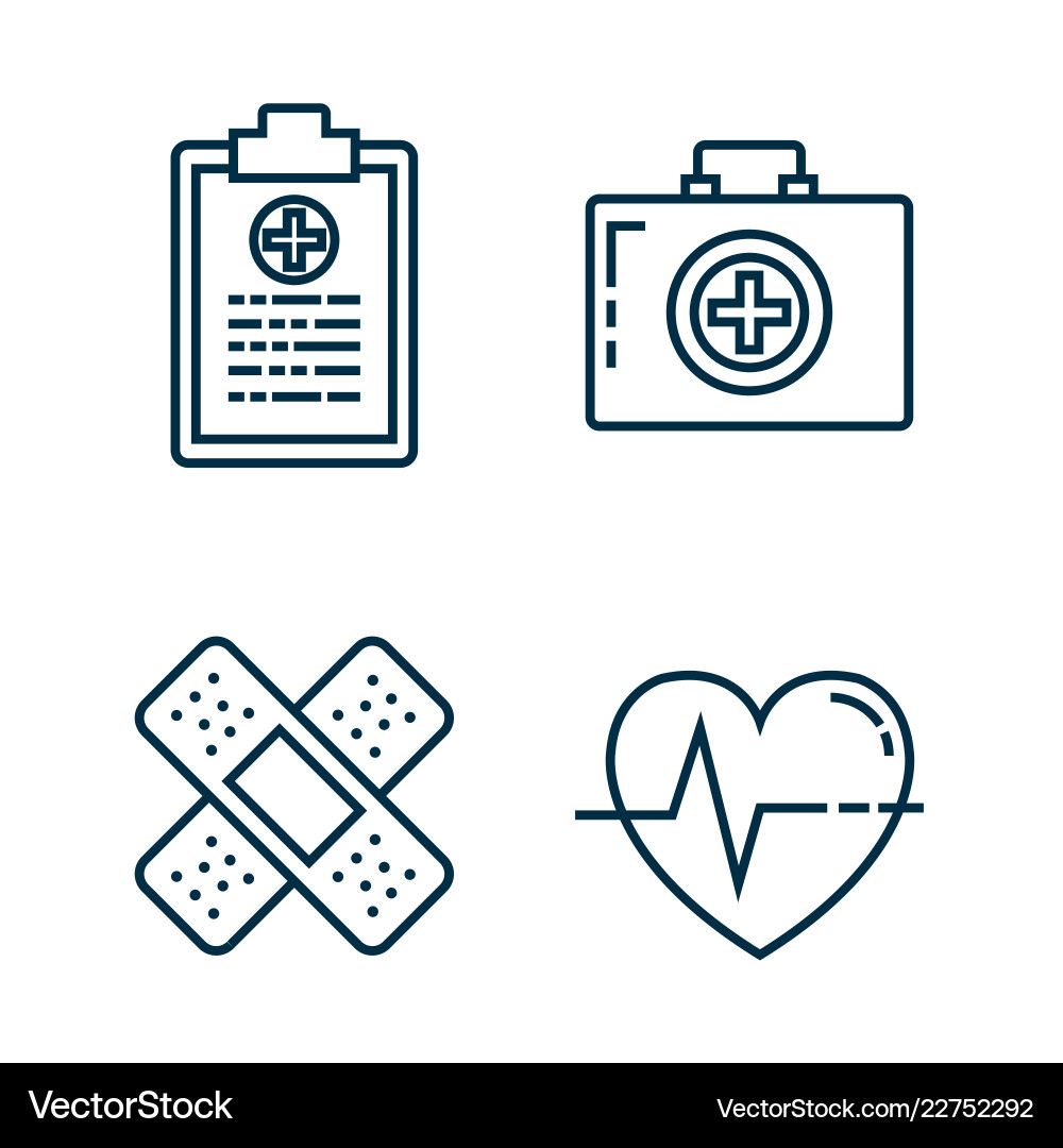 Icons für medizinische Gesundheitsversorgung Icons für medizinische Gesundheitsversorgung vektorbild