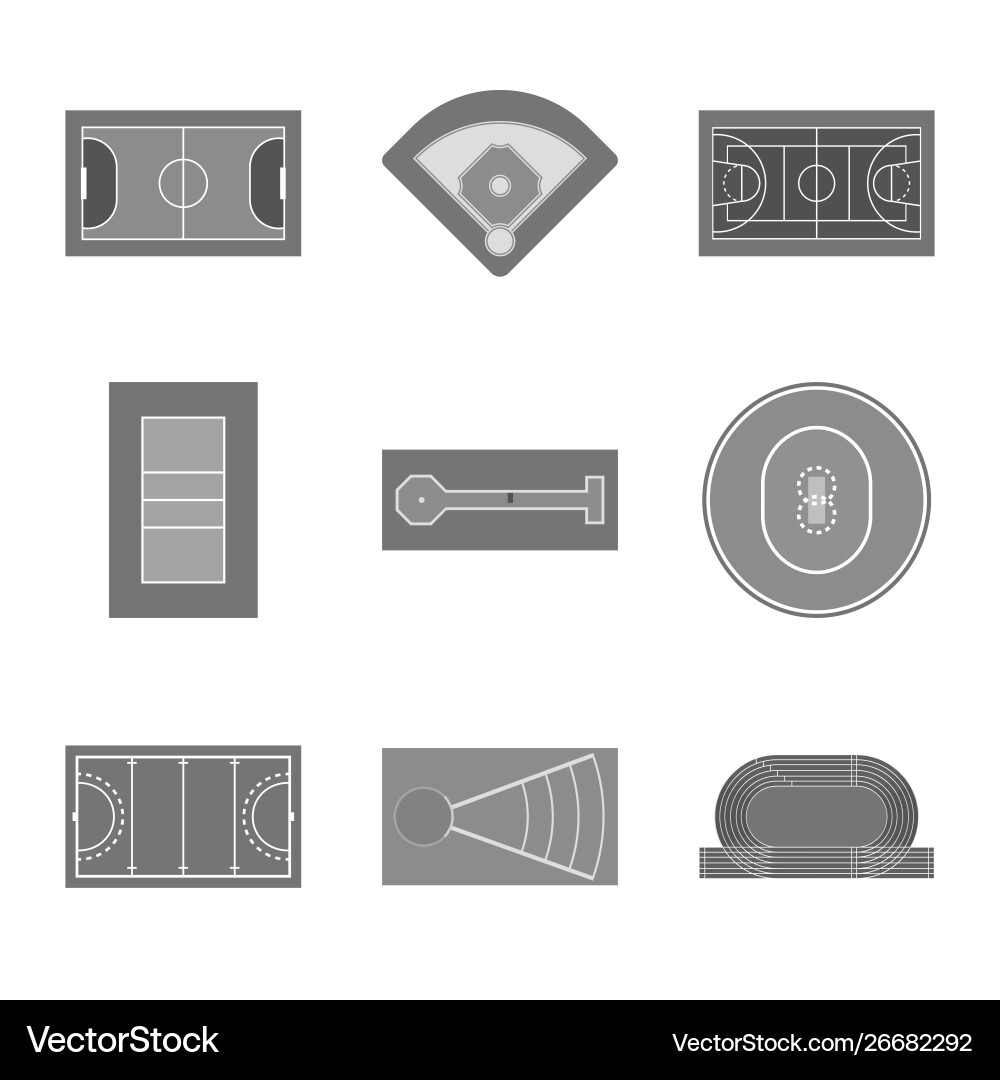 Isolated object grass and game sign set Isolated object grass and game sign set Vector Image