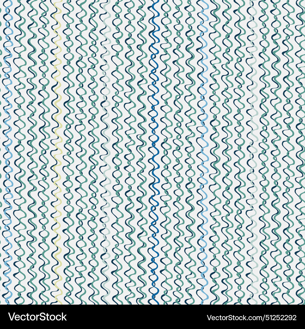 Seamless pattern with hand drawn wavy lines Seamless pattern with hand drawn wavy lines vector image