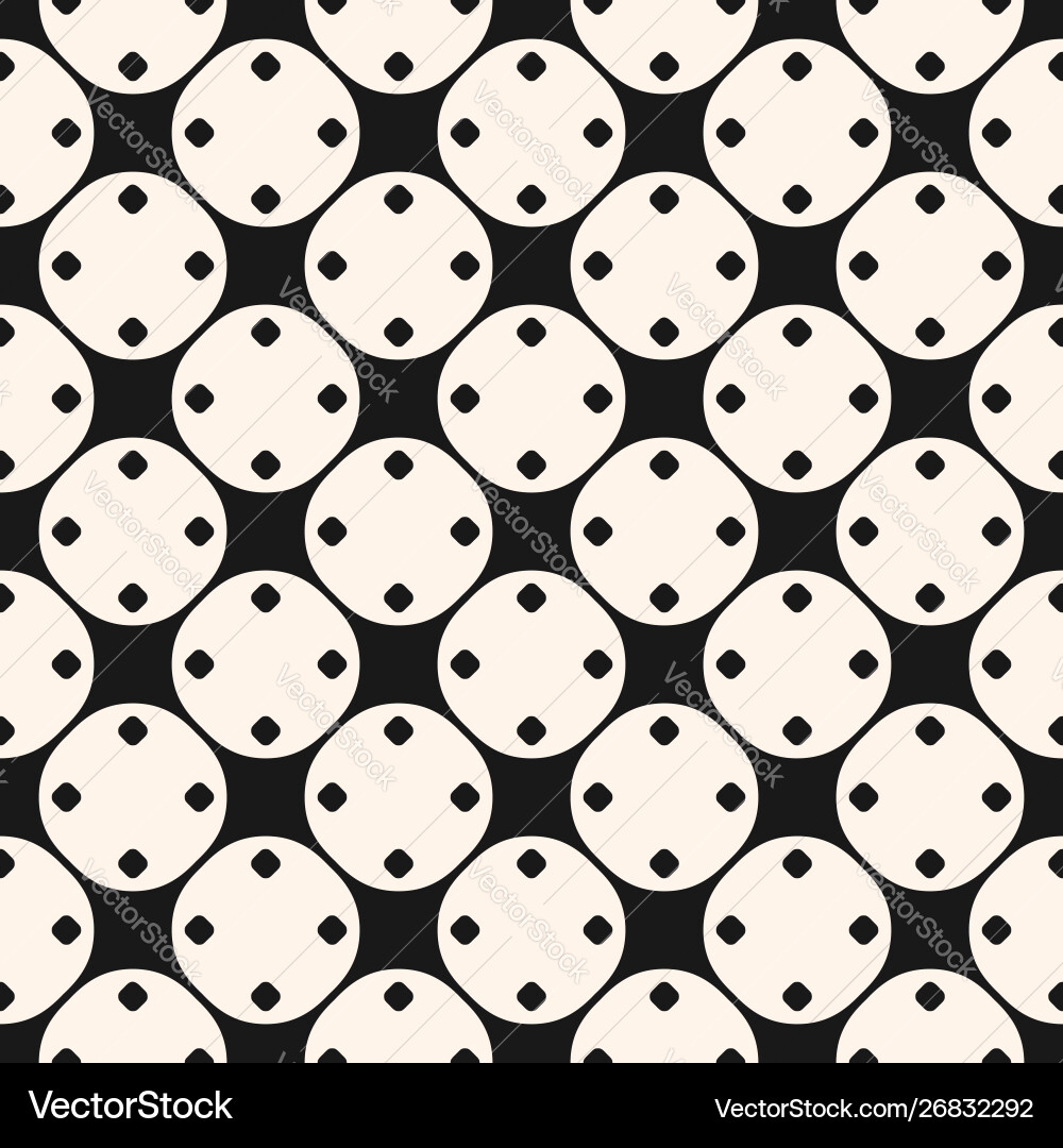Seamless pattern with small circles and circular Seamless pattern with small circles and circular Vector Image