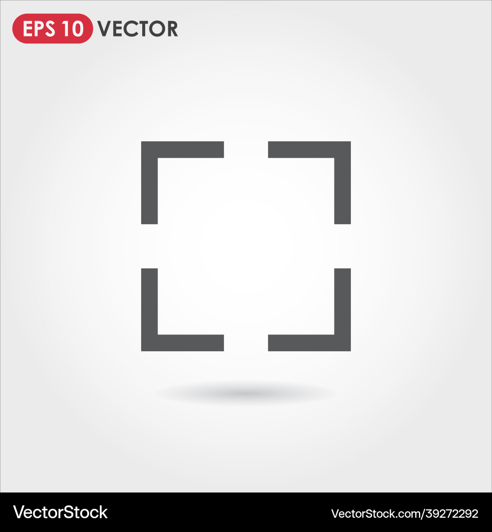 Voller Bildschirm ui Web-Taste Symbol Voller Bildschirm ui Web-Taste Symbol vektorbild