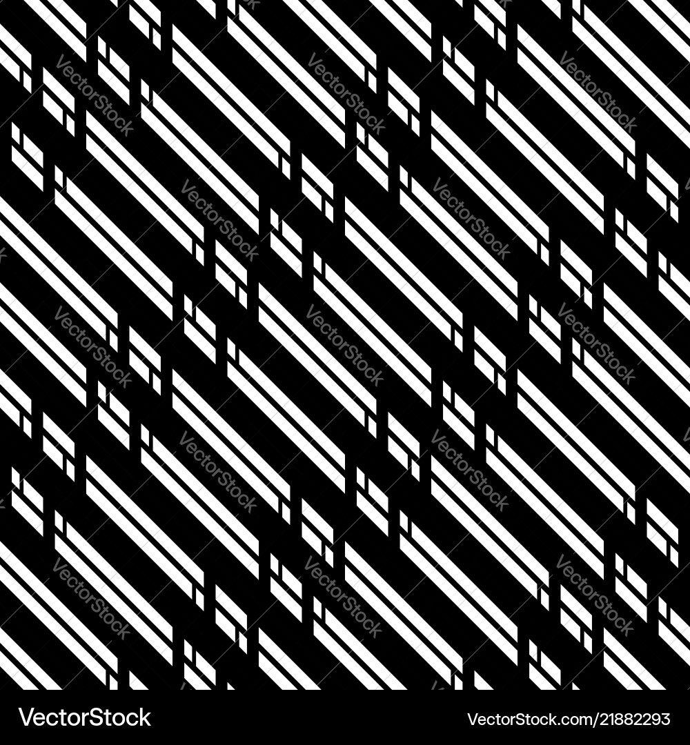 Design seamless monochrome zigzag pattern Vector Image