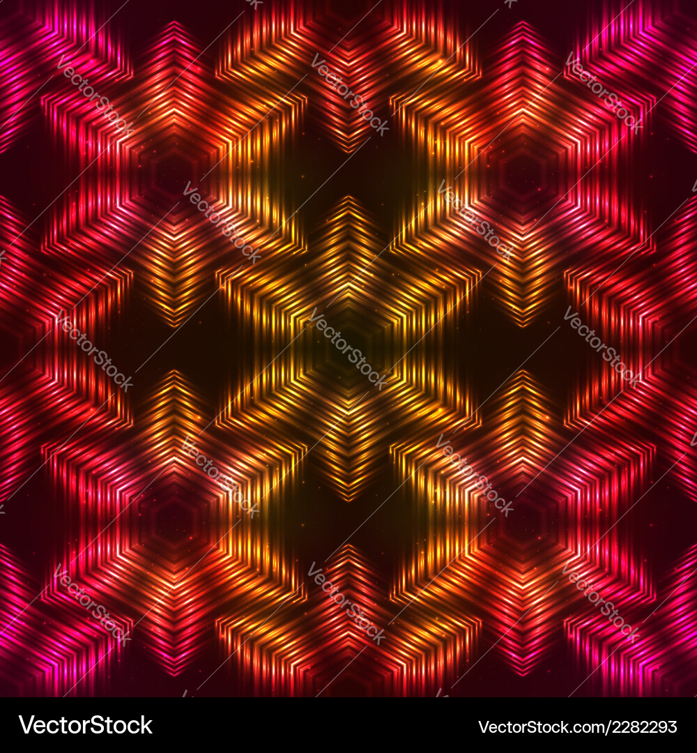 Fiery Red Abstract Pattern vector image