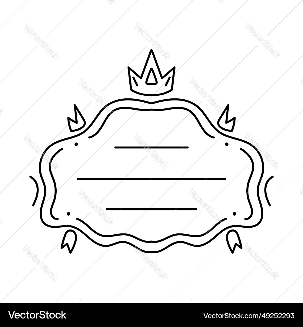 Frame with a pattern black the print is used Frame with a pattern black the print is used vector image