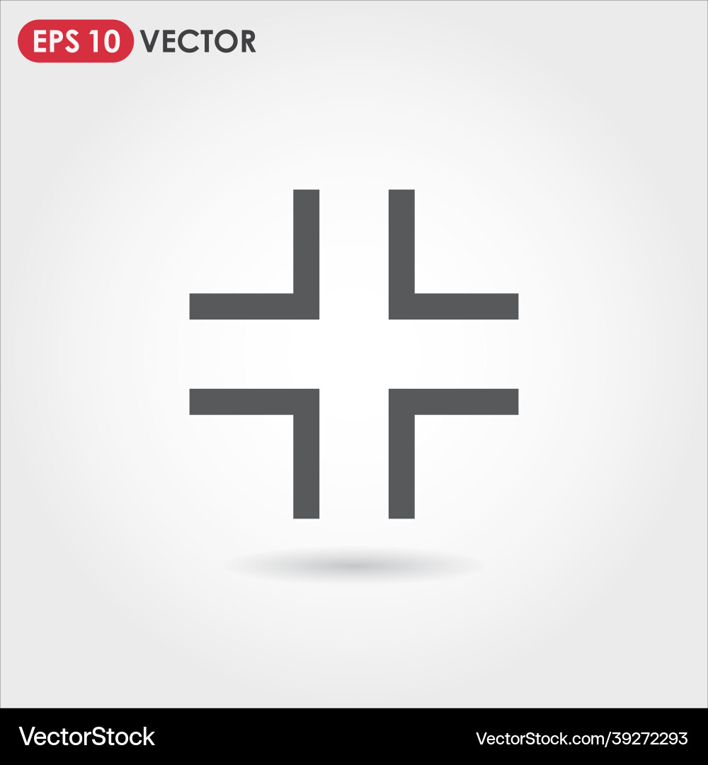 Full screen ui web button icon Full screen ui web button icon vector image