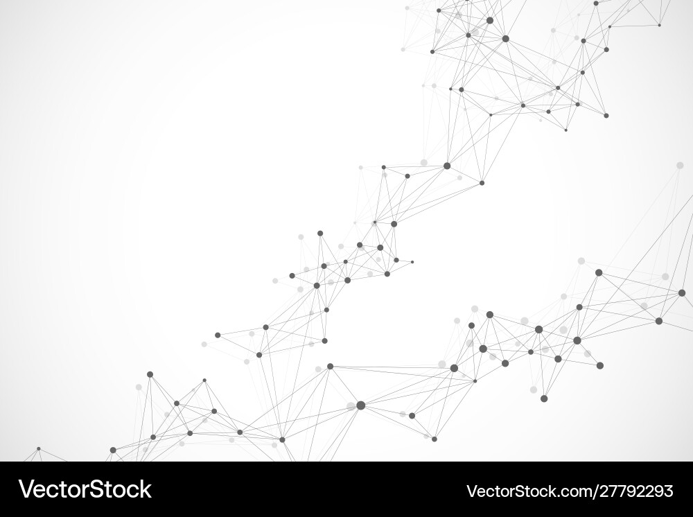 Geometric abstract background with connected line Geometric abstract background with connected line vector image
