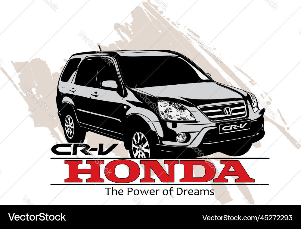 Honda CR-V 2nd Generation vector image