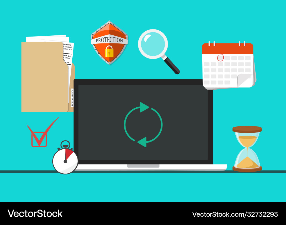 Information and development website statistic Information and development website statistic vector image