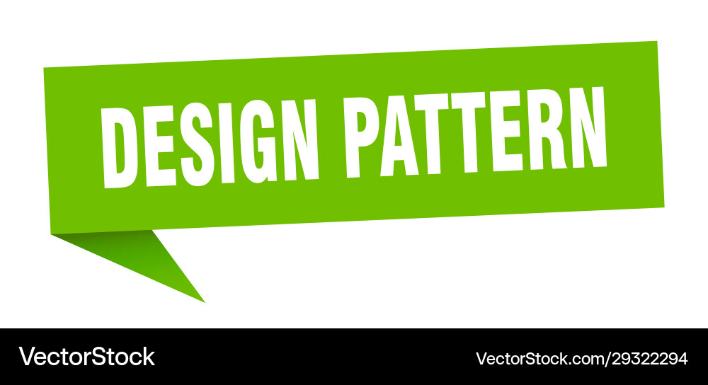 Design pattern speech bubble Vector Image