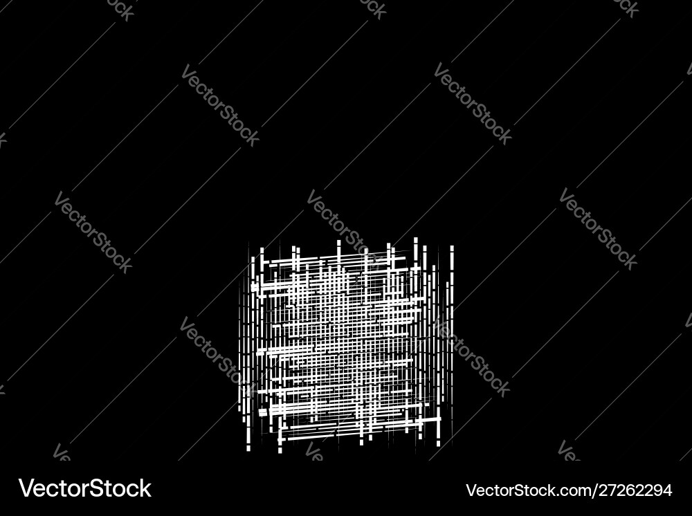 Grid mesh abstract geometric pattern segmented Vector Image