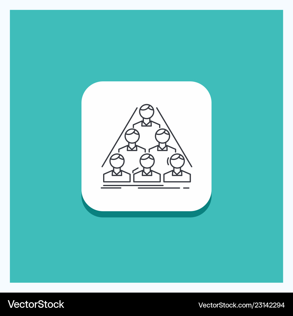 Round button for team build structure business Round button for team build structure business Vector Image