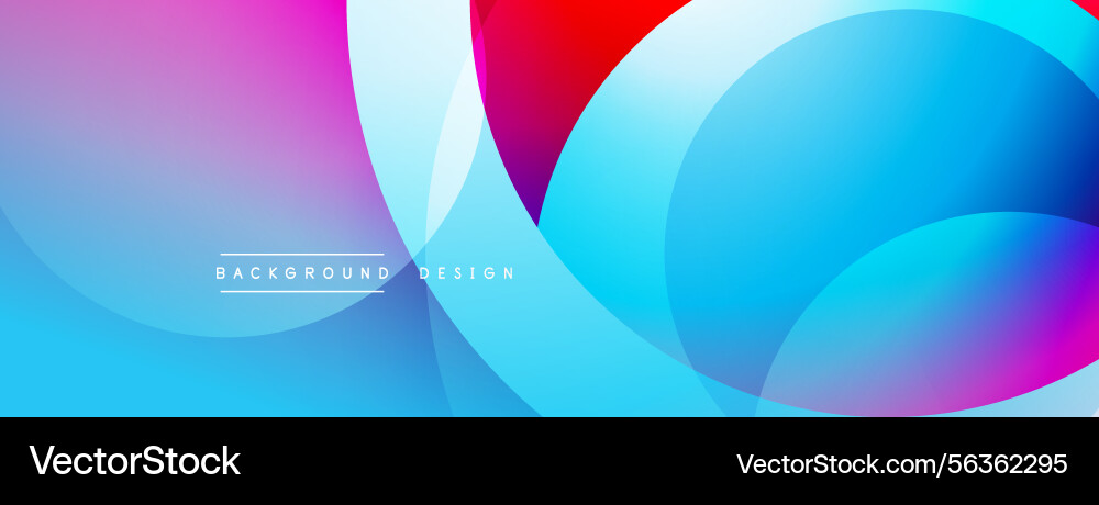 Abstract colorful background overlapping circles Abstract colorful background overlapping circles vector image